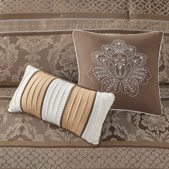 Bellagio 7 Piece Jacquard Comforter Set