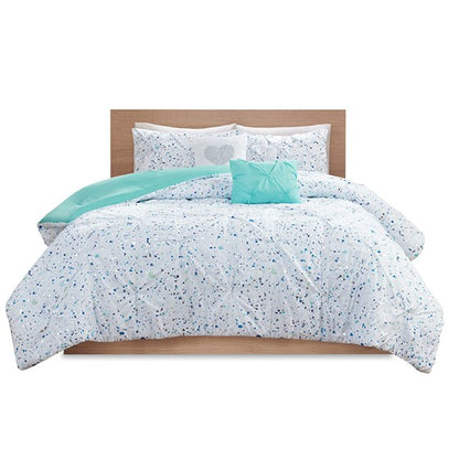 Abby Metallic Printed Comforter Set