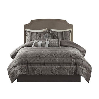 Bellagio 7 Piece Jacquard Comforter Set