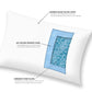 Rayon from Bamboo Shredded Memory Foam Body Pillow