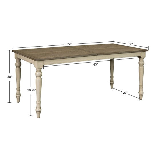 Fiona Rectangular Wood Dining Table