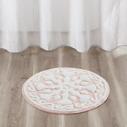 Casablanca Medallion Cotton Tufted Bath Rug