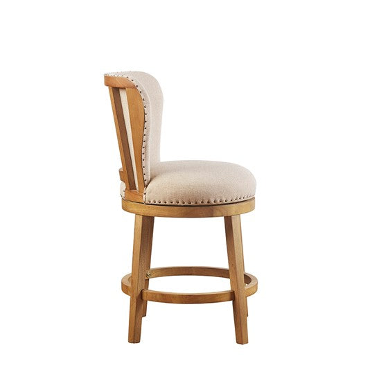 Stewart Upholstered Swivel Counter Stool