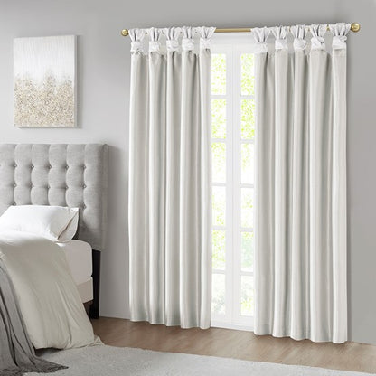 Emilia Twist Tab Total Blackout Window Curtain