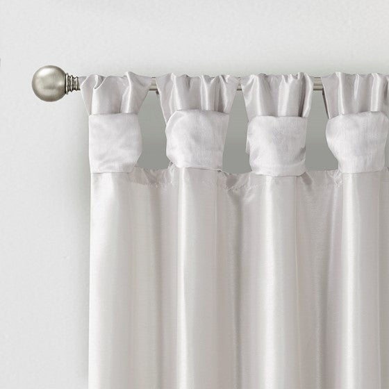 Emilia Twist Tab Lined Window Curtain