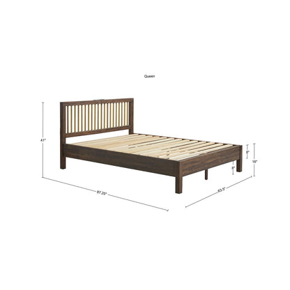 Queen Mercer Low Profile Platform Bed