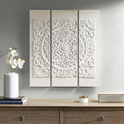 Mandala 3D Embellished Canvas 3 Piece Set