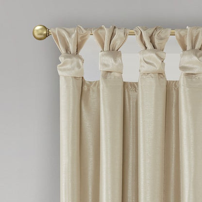 Emilia Twist Tab Total Blackout Window Curtain