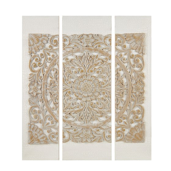 Mandala 3D Embellished Canvas 3 Piece Set