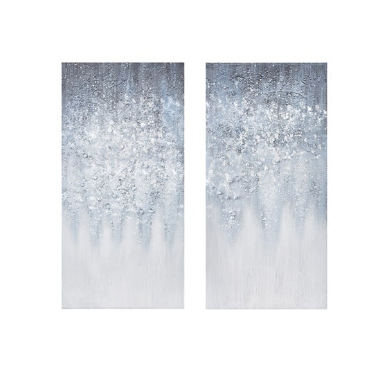 Winter Glaze Heavy Textured Canvas 2 Piece Set