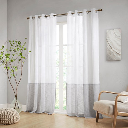 Romo Dual-colored Curtain Panel (Single)