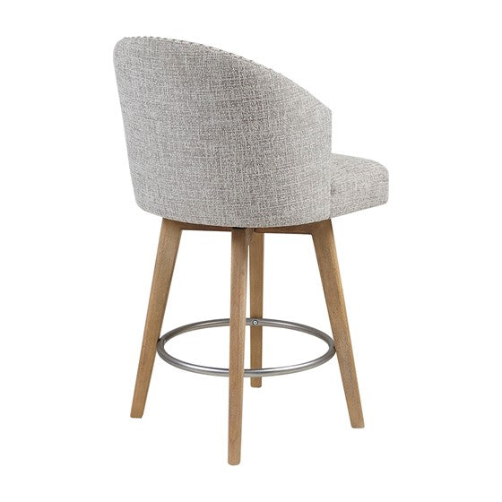 Onyx Upholstered Swivel Counter Stool