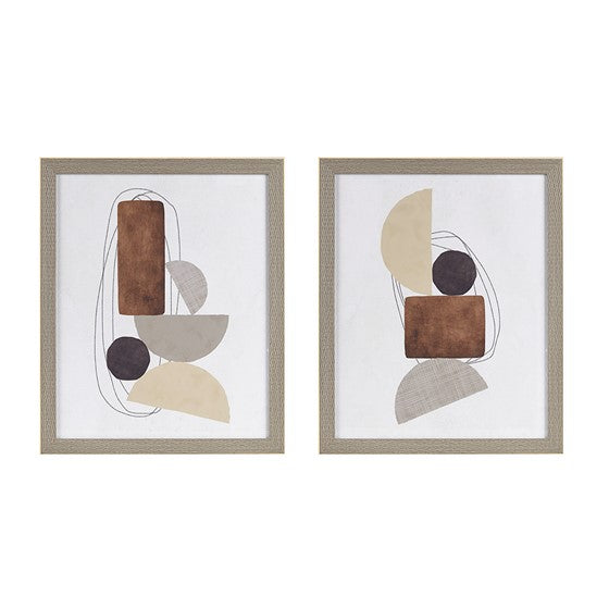 Cashel Abstract Framed 2 Piece Set