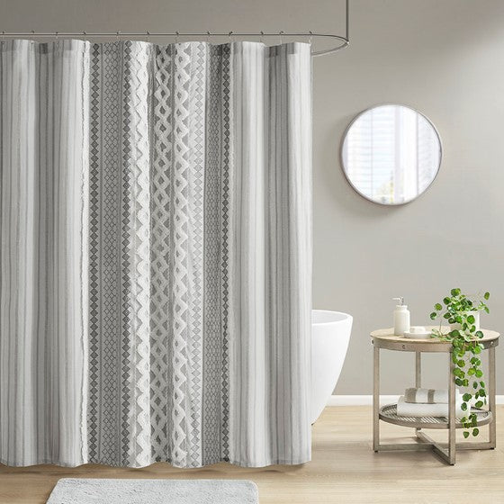 Imani Cotton Printed Shower Curtain