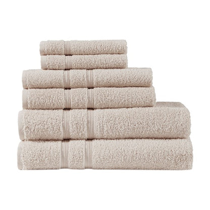 Aegean 100% Turkish Cotton 6 Piece Towel Set