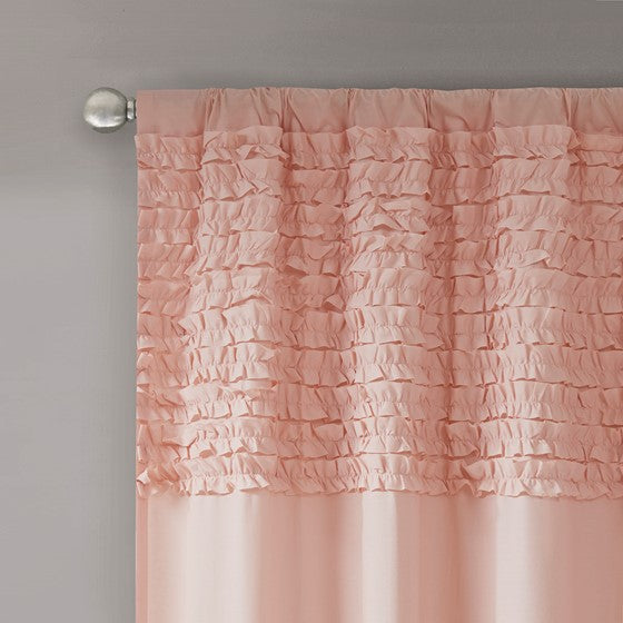 Bessie Cotton Horizontal Ruffle Curtain
