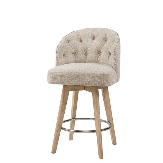 Onyx Upholstered Swivel Counter Stool