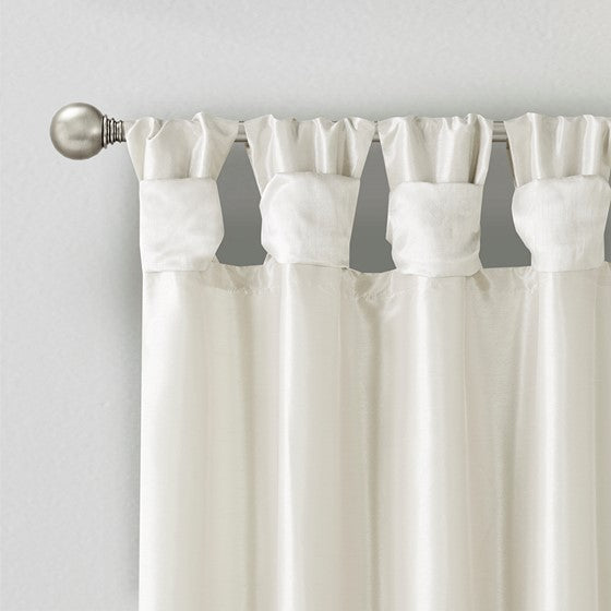 Emilia Twist Tab Lined Window Curtain