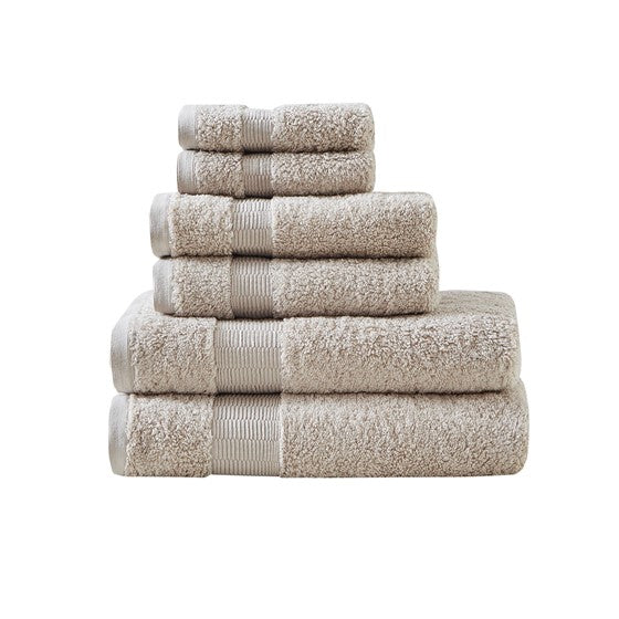 Luce 100% Egyptian Cotton 6 Piece Towel Set