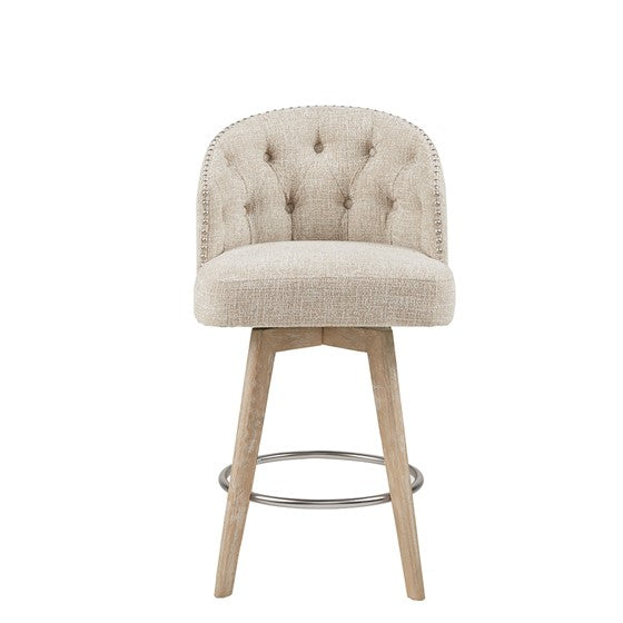 Onyx Upholstered Swivel Counter Stool