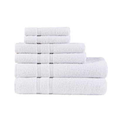 Aegean 100% Turkish Cotton 6 Piece Towel Set