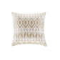 Anslee Embroidered Cotton Square Pillow