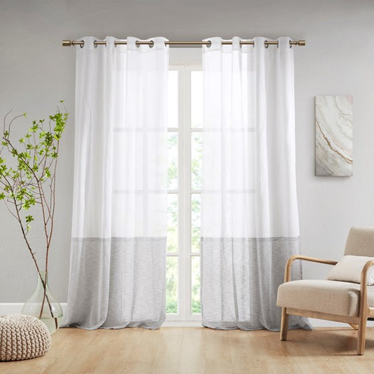 Romo Dual-colored Curtain Panel (Single)