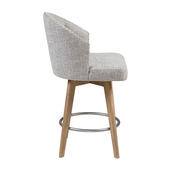 Onyx Upholstered Swivel Counter Stool