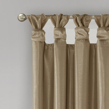 Emilia Twist Tab Total Blackout Window Curtain