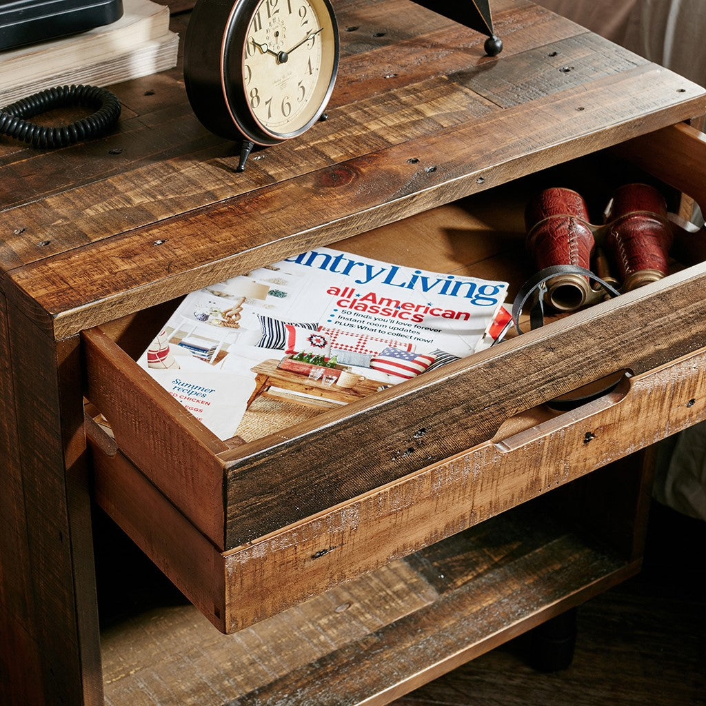 Renu Solid Wood Nightstand