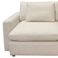 Arcadia 3PC Corner Sectional w/ Feather Down Seating in Cream Fabric