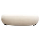 Pascal Sofa in Bone Boucle Textured Fabric w/ Contoured Arms & Back