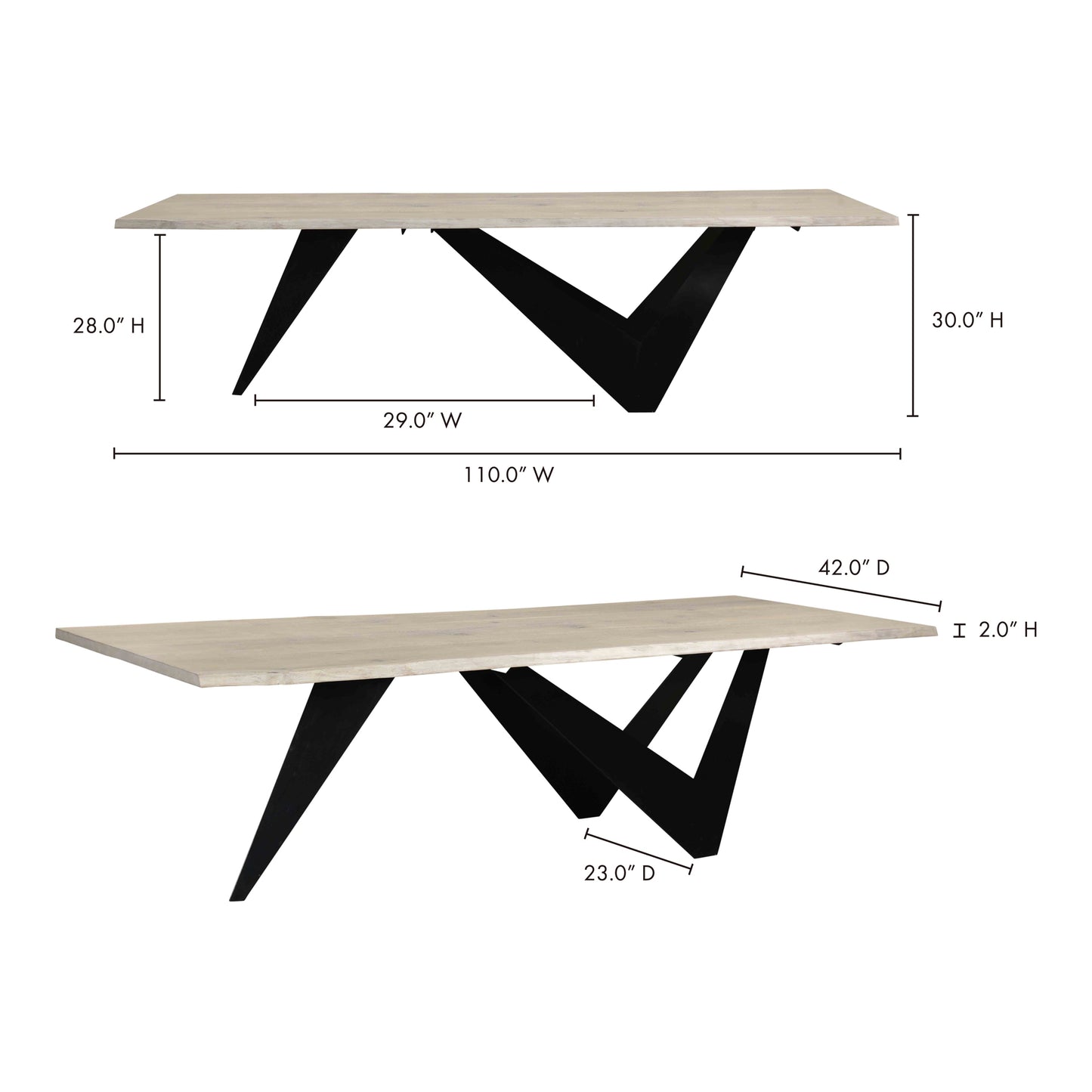 Bird Dining Table - Large