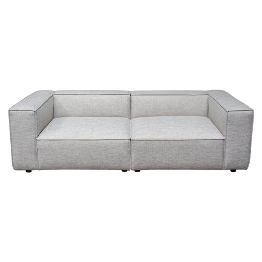 Vice 2PC Modular Sofa in Barley Fabric