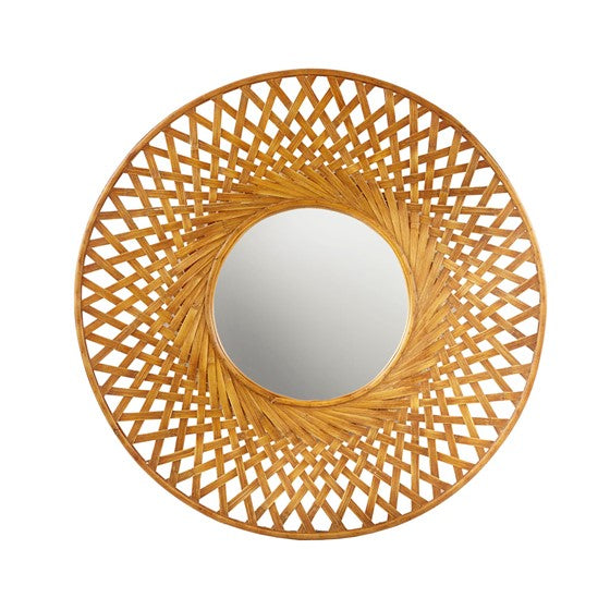 Reed Bamboo Mirror