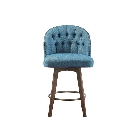 Onyx Upholstered Swivel Counter Stool