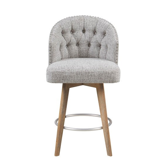 Onyx Upholstered Swivel Counter Stool