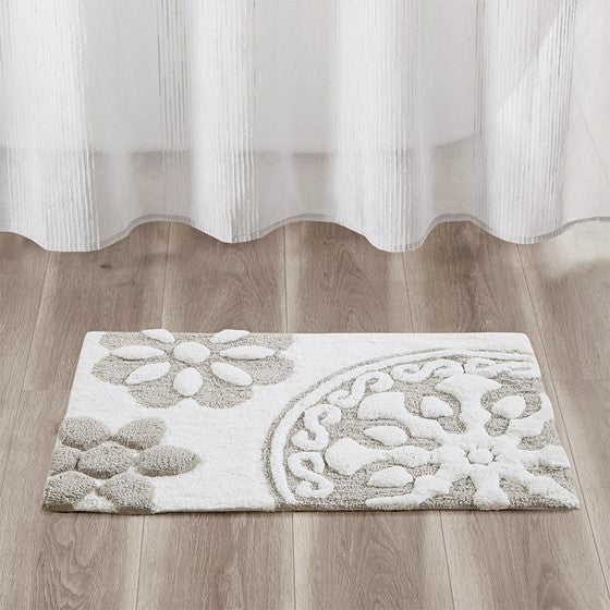 Casablanca Medallion Cotton Tufted Bath Rug