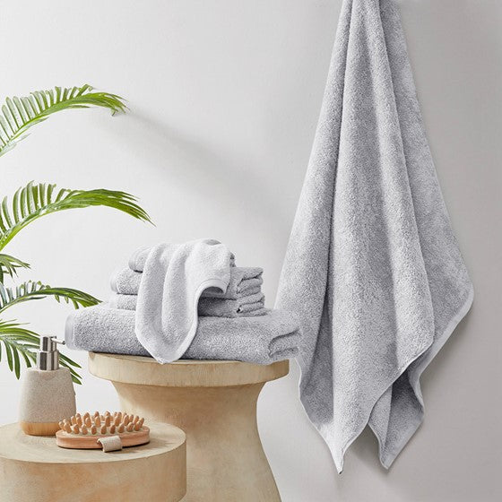 Aure 100% Cotton Solid 6PC Towel Set