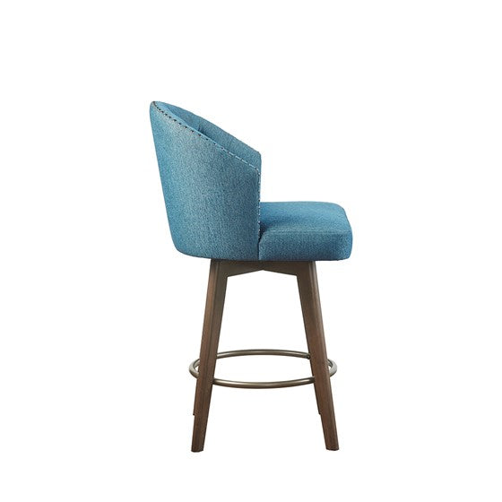 Onyx Upholstered Swivel Counter Stool