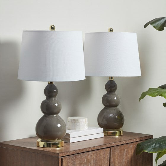 Covey Glass Table Lamp (set of 2)