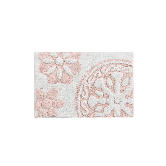 Casablanca Medallion Cotton Tufted Bath Rug