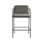 Bixby Faux Leather Counter Stool with Metal Frame
