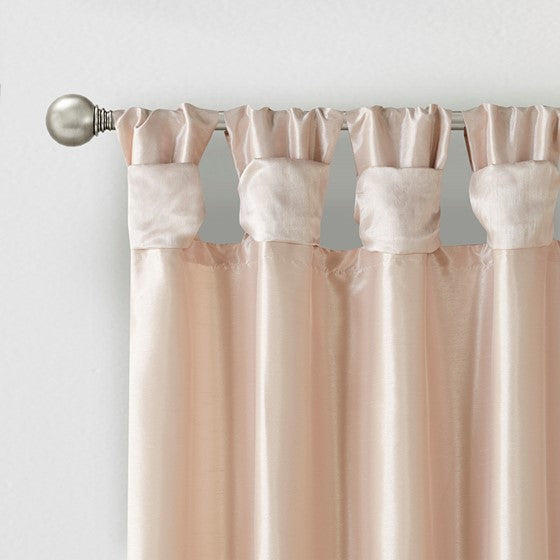 Emilia Twist Tab Lined Window Curtain