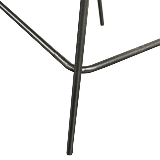 Bixby Faux Leather Counter Stool with Metal Frame