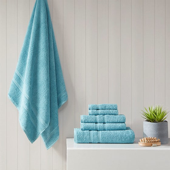 Aegean 100% Turkish Cotton 6 Piece Towel Set