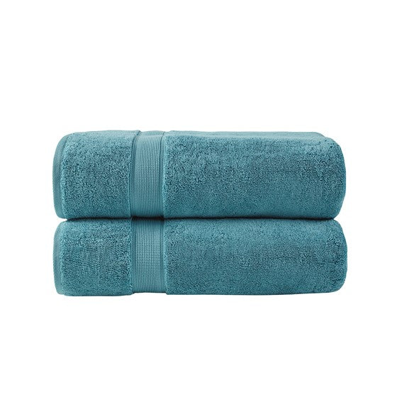 800GSM 100% Cotton Bath Sheet 2 Piece Set