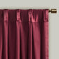 Avignon Pleat Curtain Panel with Tieback (Single)