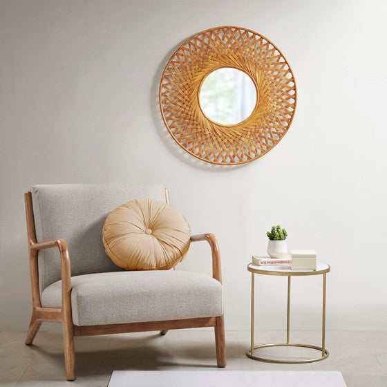 Reed Bamboo Mirror