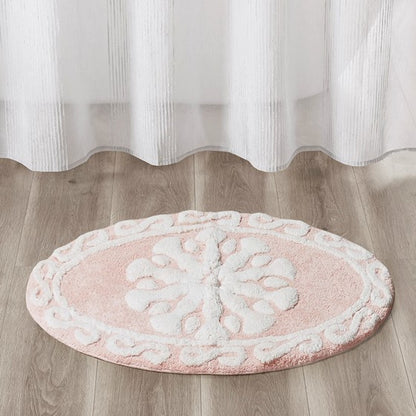 Casablanca Medallion Cotton Tufted Bath Rug